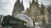 Kölner Dom und Aufbau des Sommerkonzerts