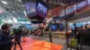 LED-Cube Messestand NewPower
