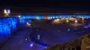 Blaue Lichteffekte