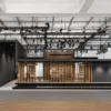 Gaggenau Messestand, Traversen über dem Stand
