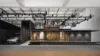 Gaggenau Messestand, Traversen über dem Stand