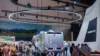 Technik, Traversen, Messestand Hymer