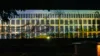 Projektion auf die Fassade