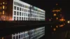 Projektion auf Fassade