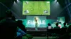 DFB-ePokal 2025, Finale, Pokal auf der Bühne