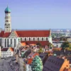 Standort Augsburg, Panoramablick über die Stadt