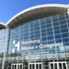 Der Eingang des Hamburg Messe + Congress Center ist abgebildet.